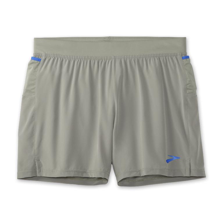 Brooks SHERPA 5 2-IN-1 Running Shorts Mens Sale - Shadow/Bluetiful/LightGrey (BMU279034)